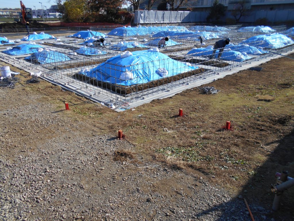 画像：光の園老朽化建替え工事着工中