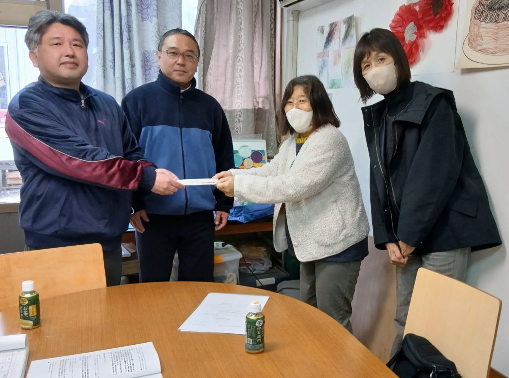 画像：光の園へご寄付の御礼