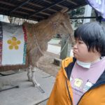 サムネイル：今年の干支の「午」と一緒に